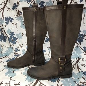 EUC Cole Haan Air Liberty Flat Riding Boot 8AA